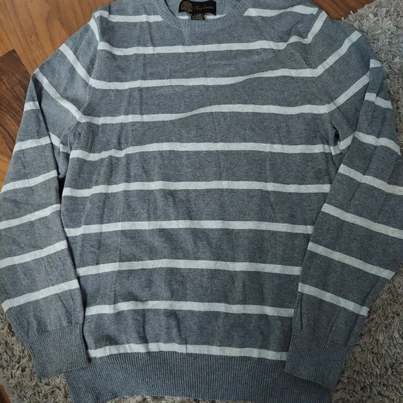 OLEG Cassini - Women's Cashmere/Cotton Blend Sweater - Picture 3 of 8